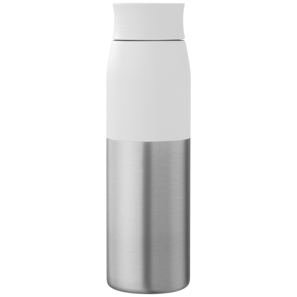Borealis Recycling-Edelstahlflasche mit Drehverschluss - 650 ml Borealis Recycling-Edelstahlflasche mit Drehverschluss - 650 ml