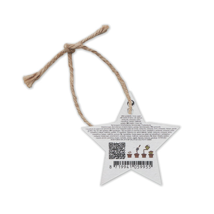 STARSEED - Weihnachtsschmuck Samenpapier