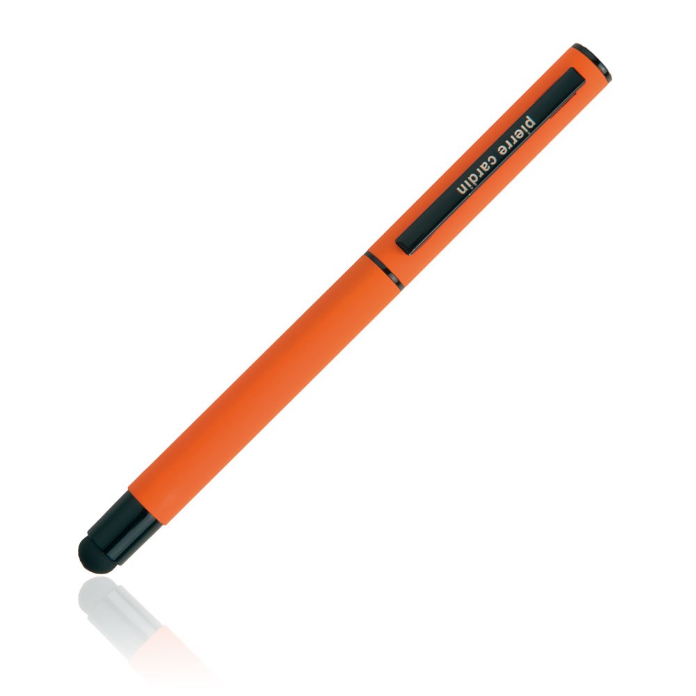 Pierre Cardin® CELEBRATION Set aus Rollerball Touchpen und Kugelschreiber Stylus, orange