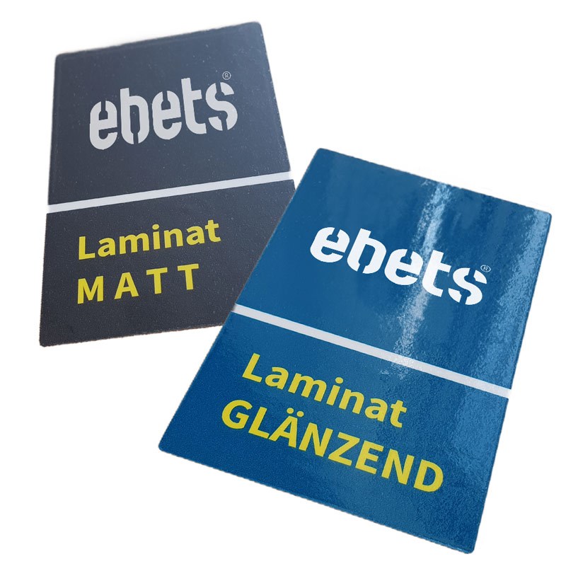 Premium Aufkleber laminiert, 20 cm²