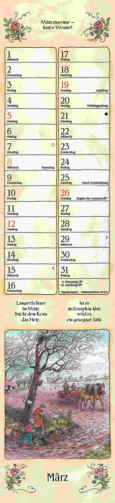 Bauernkalender - Langplaner