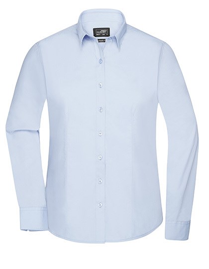 James&Nicholson - Ladies´ Shirt Longsleeve Poplin