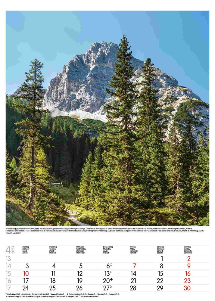 Alpen - Kalender