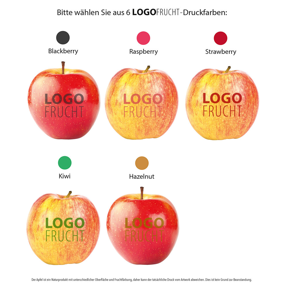 Apfel rot "Deine Gesundheit"